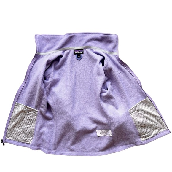 Patagonia Full Zip Fleece Micro D Jacket Lavender Small - Picture 3 of 7